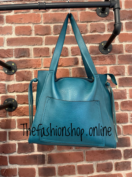 Natalie teal bag