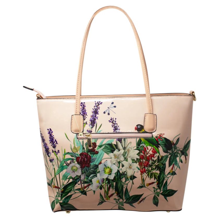 Spring Garden Tote bag In Pink