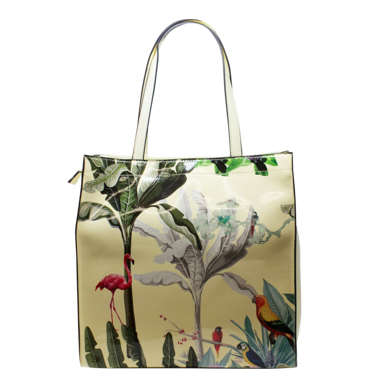 Tropical Garden Bag in Cream