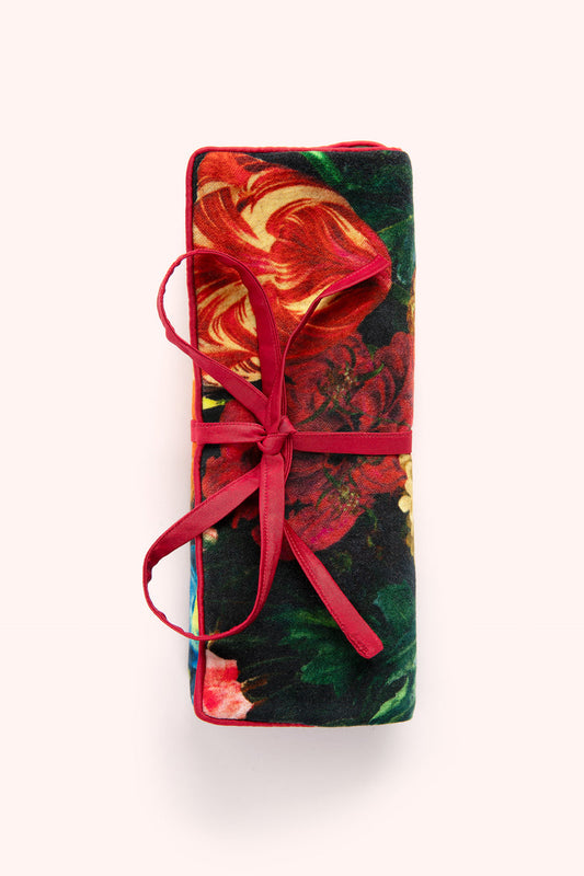 Powder Opulent Florals Jewellery Roll
