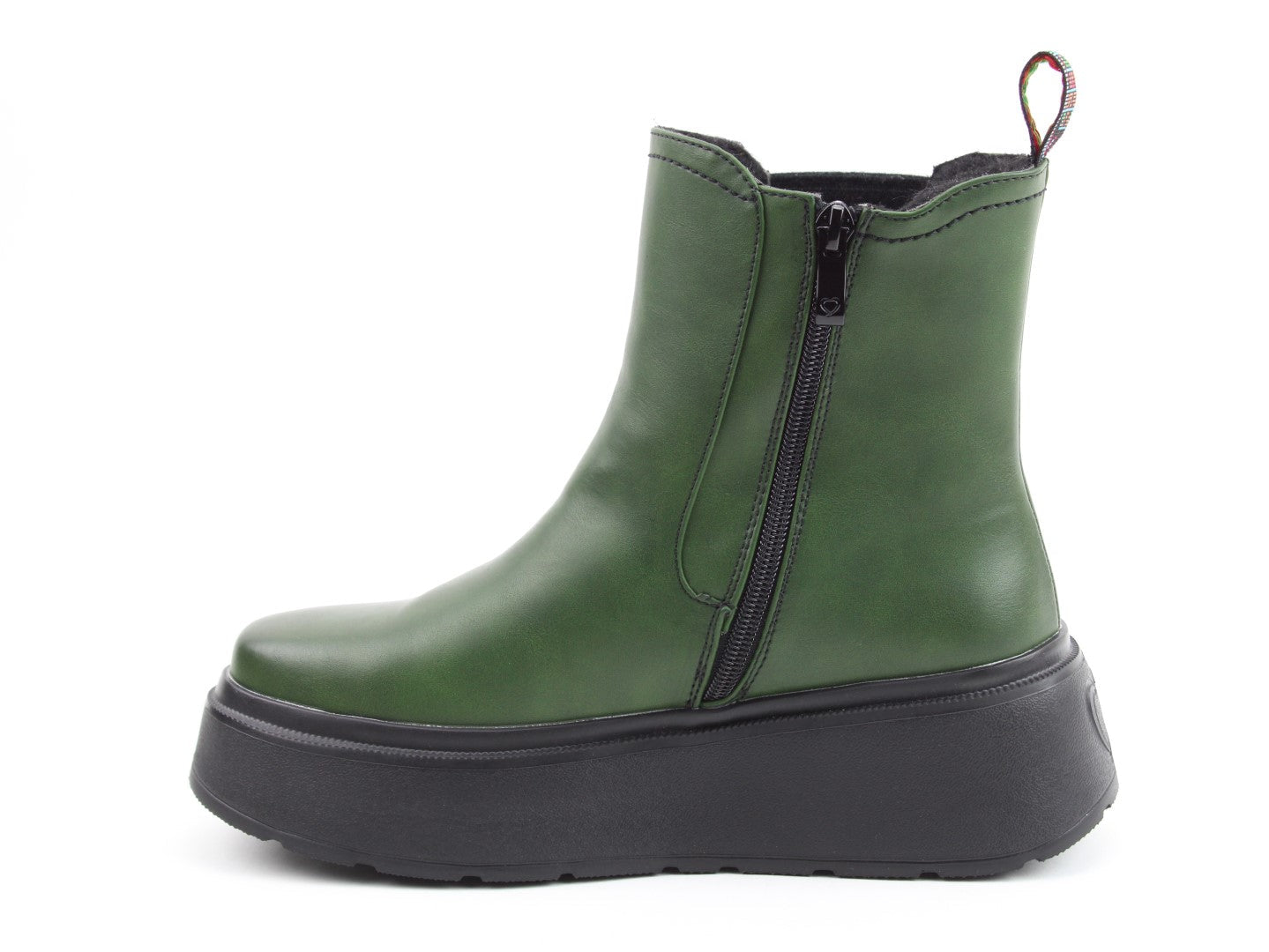 Heavenly Feet Nera Ankle Boot in Leaf Green sizes 4-8 (EU37-42)