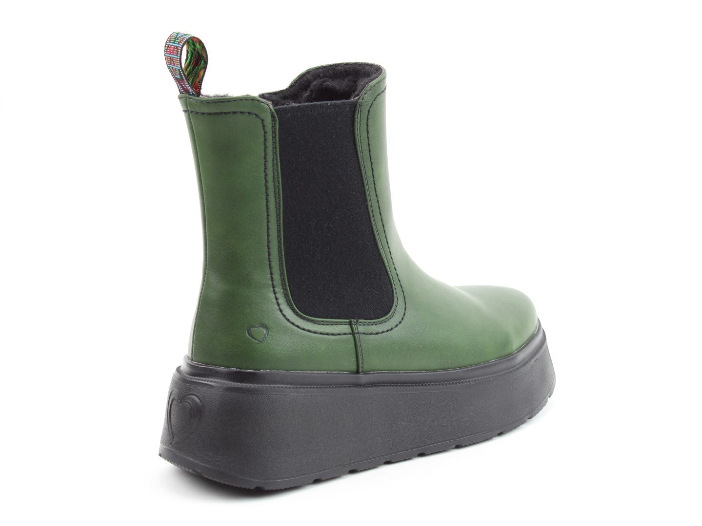 Heavenly Feet Nera Ankle Boot in Leaf Green sizes 4-8 (EU37-42)