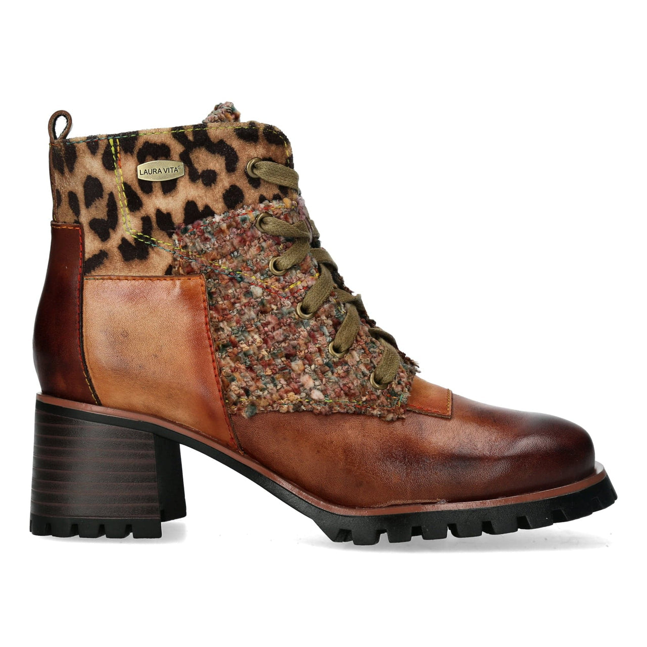 Laura Vita Onao Leather Marron Tan boots sizes 4-8(37-41)