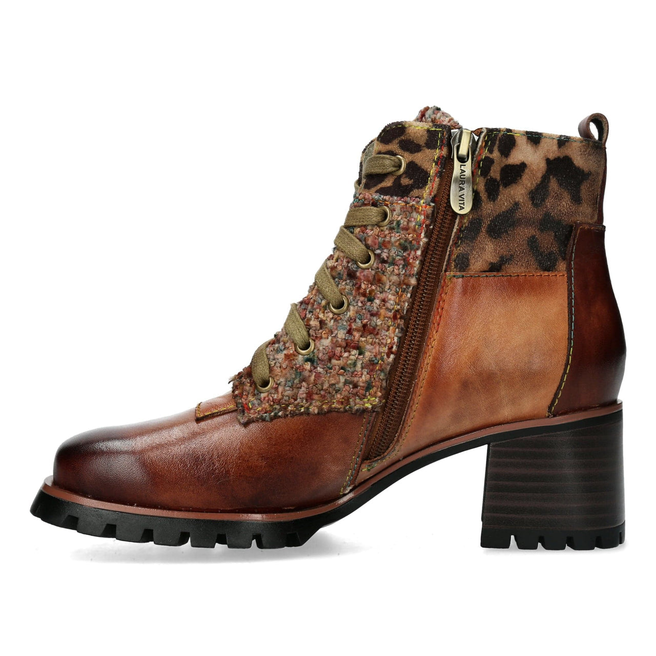 Laura Vita Onao Leather Marron Tan boots sizes 4-8(37-41)