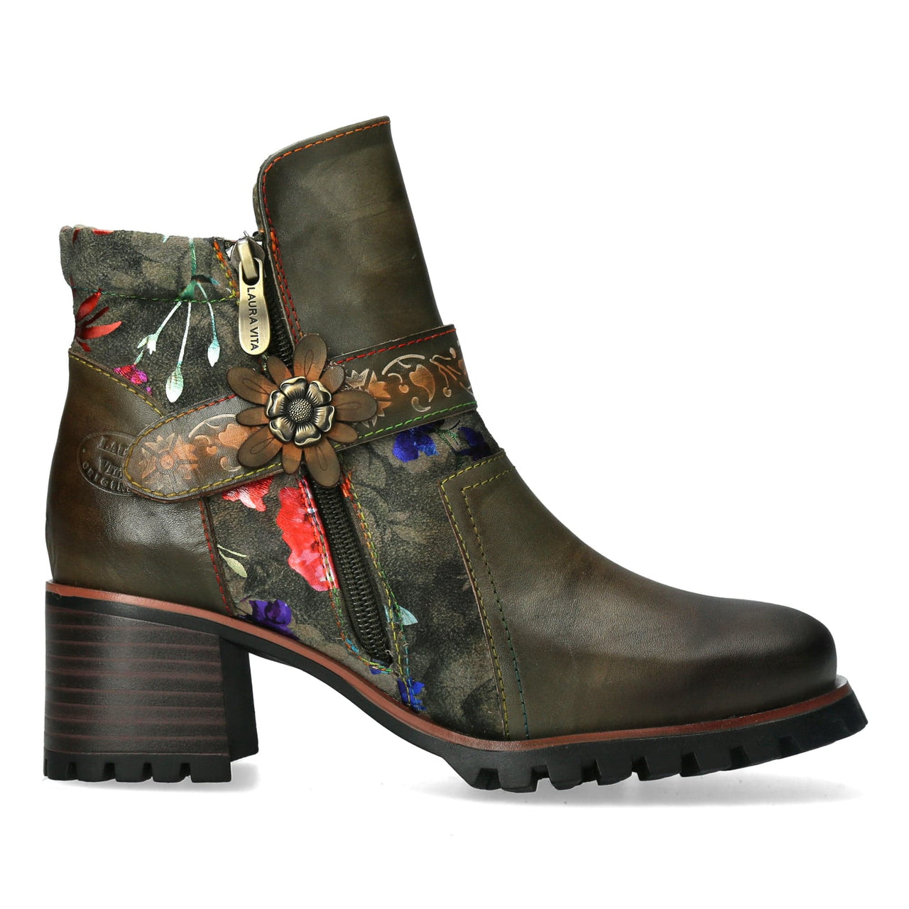 Laura Vita Onao Leather Gris boots sizes 4-8(37-41)