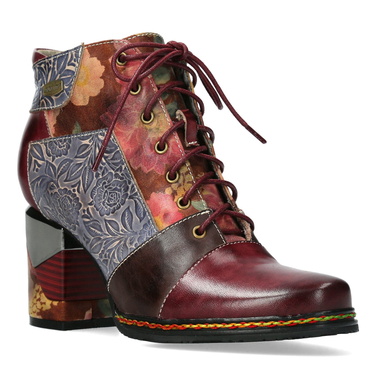 Laura Vita Maevao Leather Wine boots sizes 4-8 (37-41)