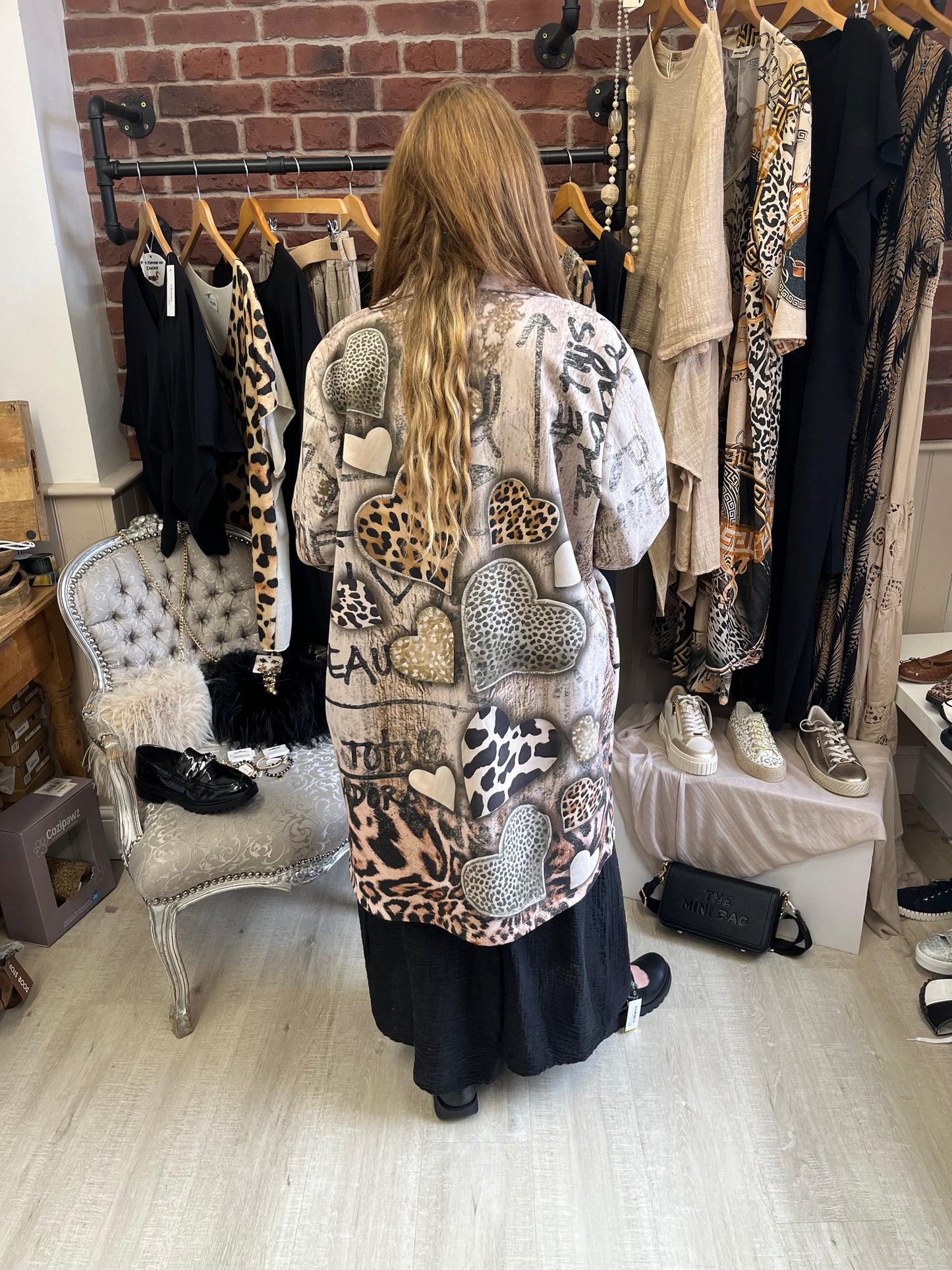 Carmen graffiti heart duster jacket 8-18