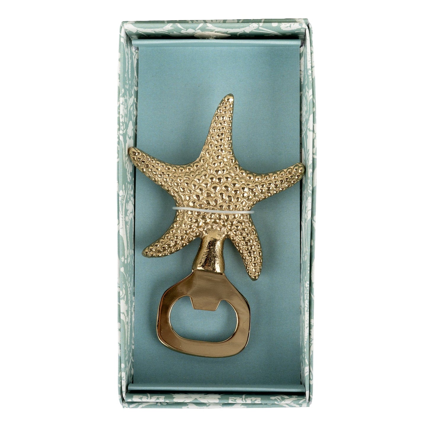 Candlelight Gold Starfish Bottle Opener designed by Jeff Banks