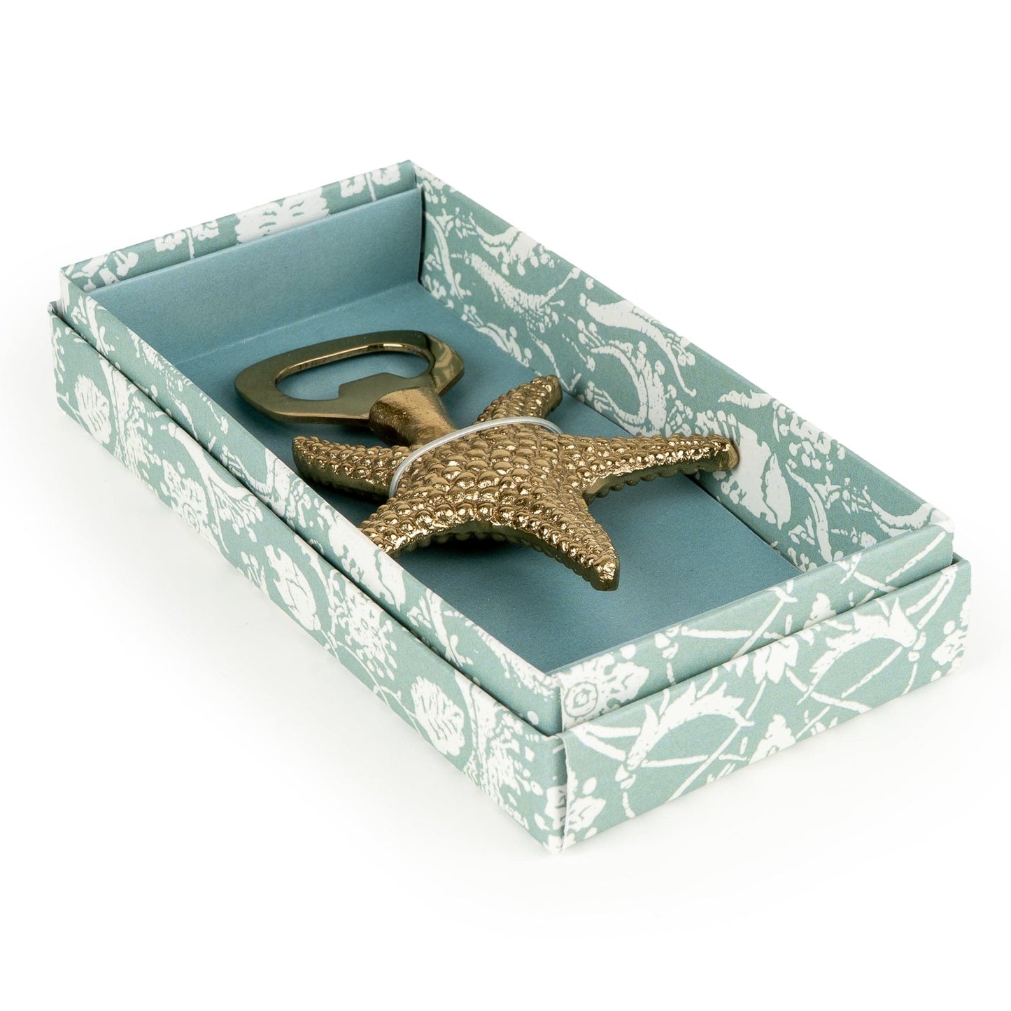Candlelight Gold Starfish Bottle Opener designed by Jeff Banks