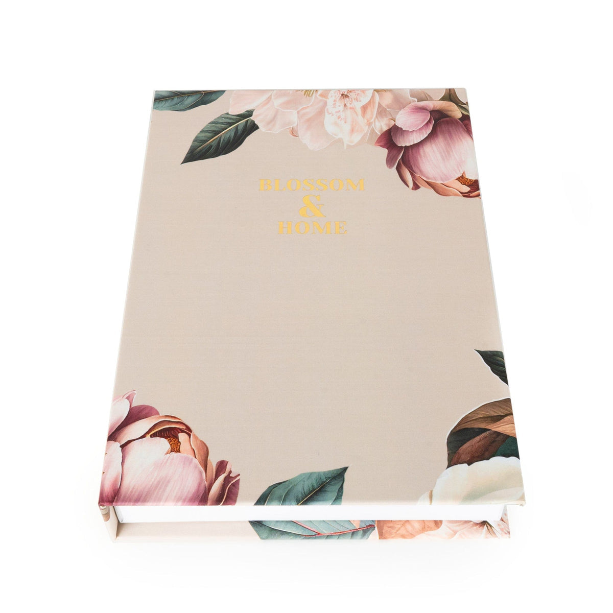 Candlelight Set of 2 book boxes Florals Peony And Water Lily