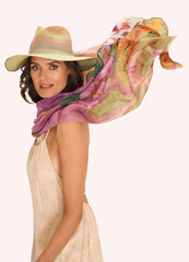 Powder Botany Bliss Linen Cotton Scarf Lavender
