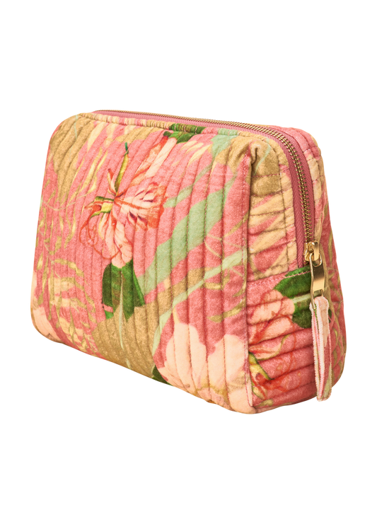 Powder Quilted Wash Bag Delicate Tropical Candy Cosmetic Bag