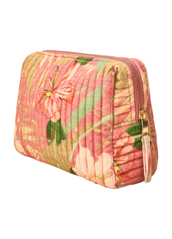 Powder Quilted Wash Bag Delicate Tropical Candy Cosmetic Bag