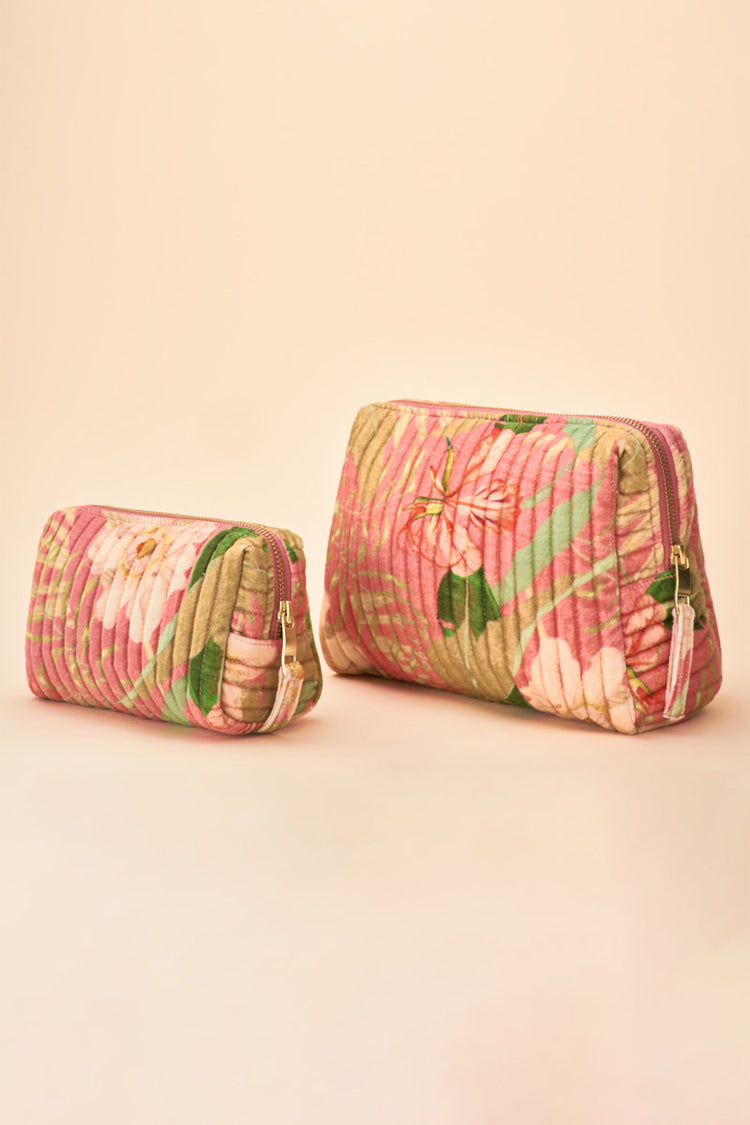 Powder Quilted Wash Bag Delicate Tropical Candy Cosmetic Bag