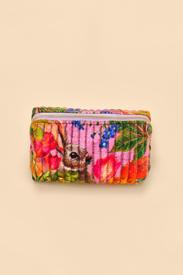 Powder Quilted Vanity Bag Whimsical Woodland