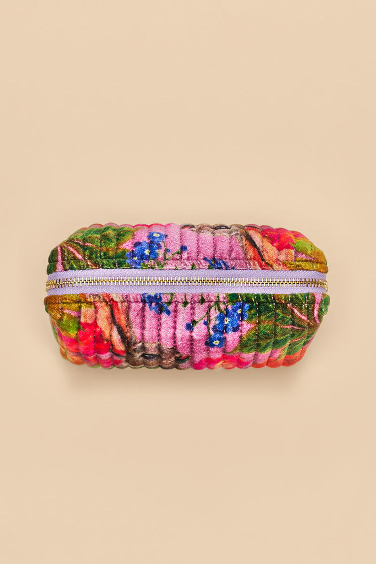 Powder Quilted Vanity Bag Whimsical Woodland