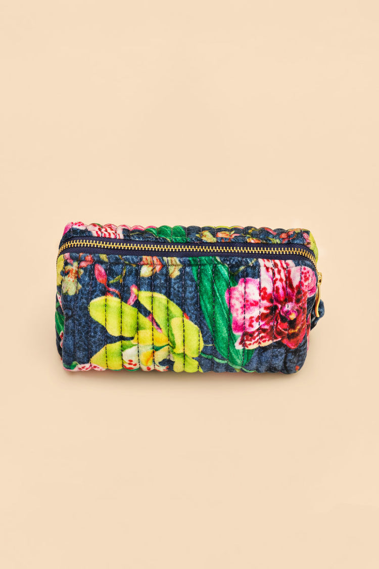 Powder Quilted Vanity Bag Exotic Evening in Ink