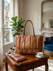Della large brown shoulder bag