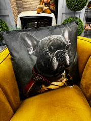 Top Dog Cushion Black Frenchie