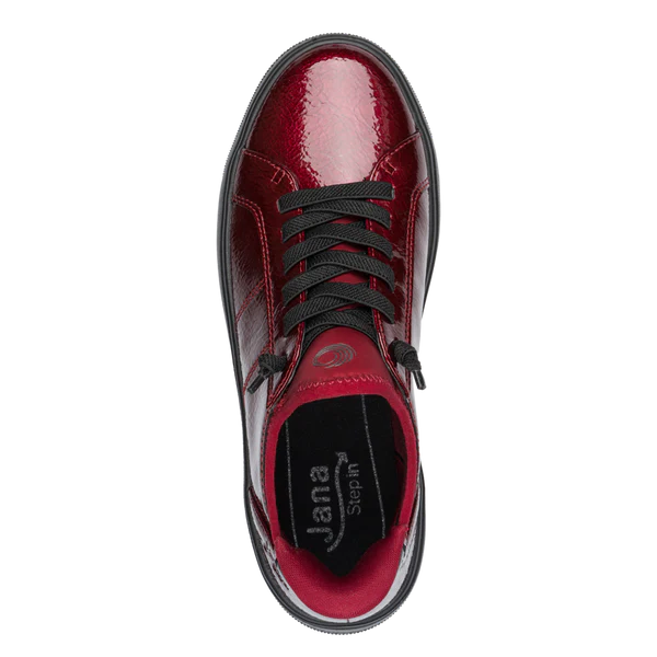 Jana vino patent wide fit step in trainers sizes 4-8 (37-42)