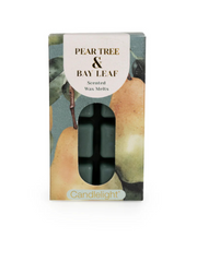 Candlelight Pack of 8 wax Melts Pear Tree and Bay Leaf