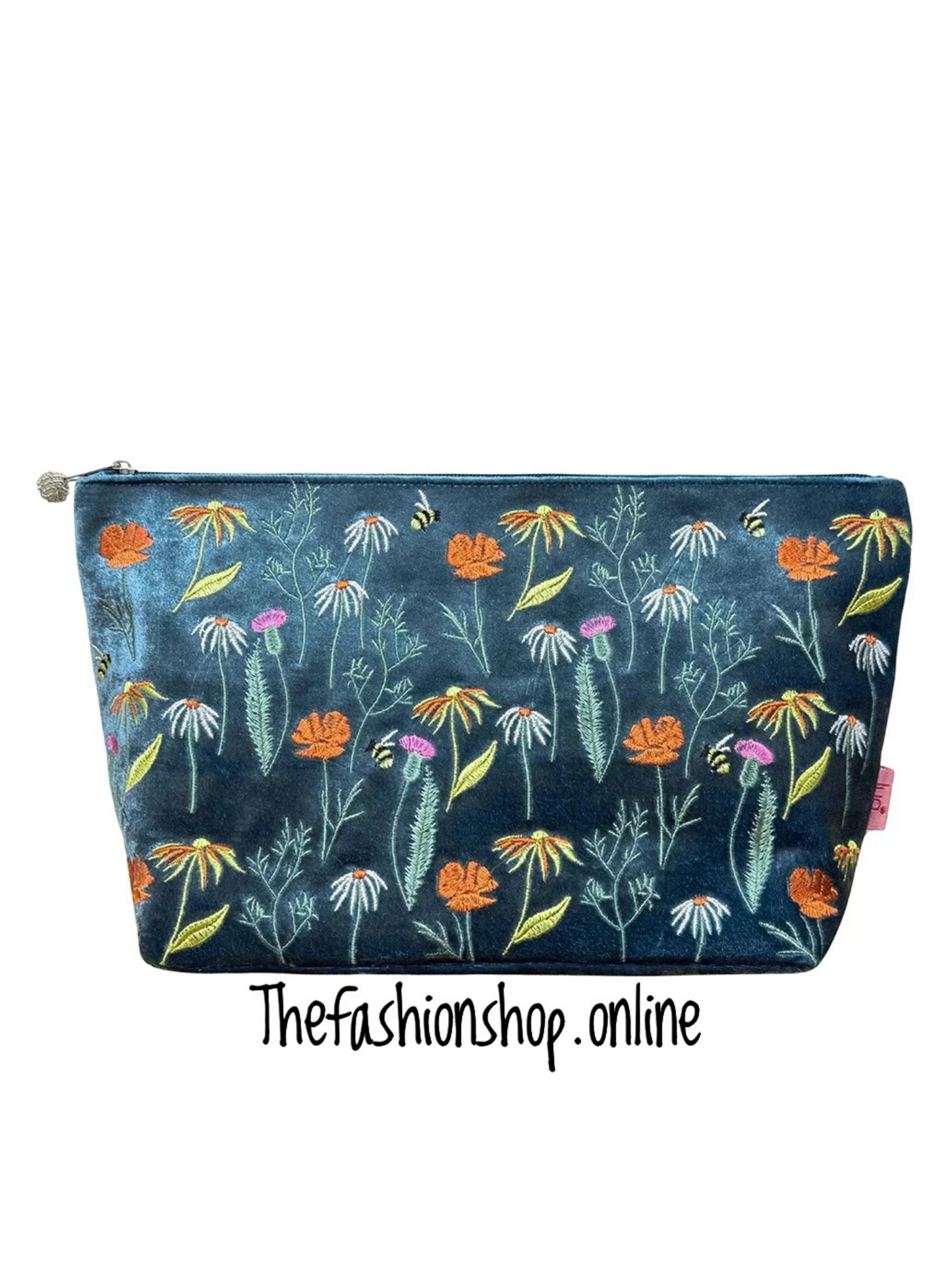 Lua Meadow Wash Bag and Cosmetic Purse - Teal
