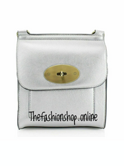 Large Silver messenger bag