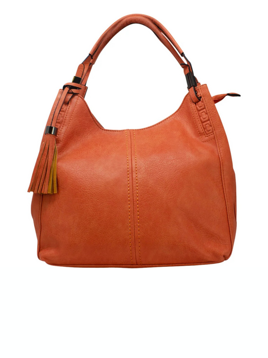 Sally Triple compartment Bag in Orange