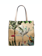 Tropical Garden Bag in Soft Pink