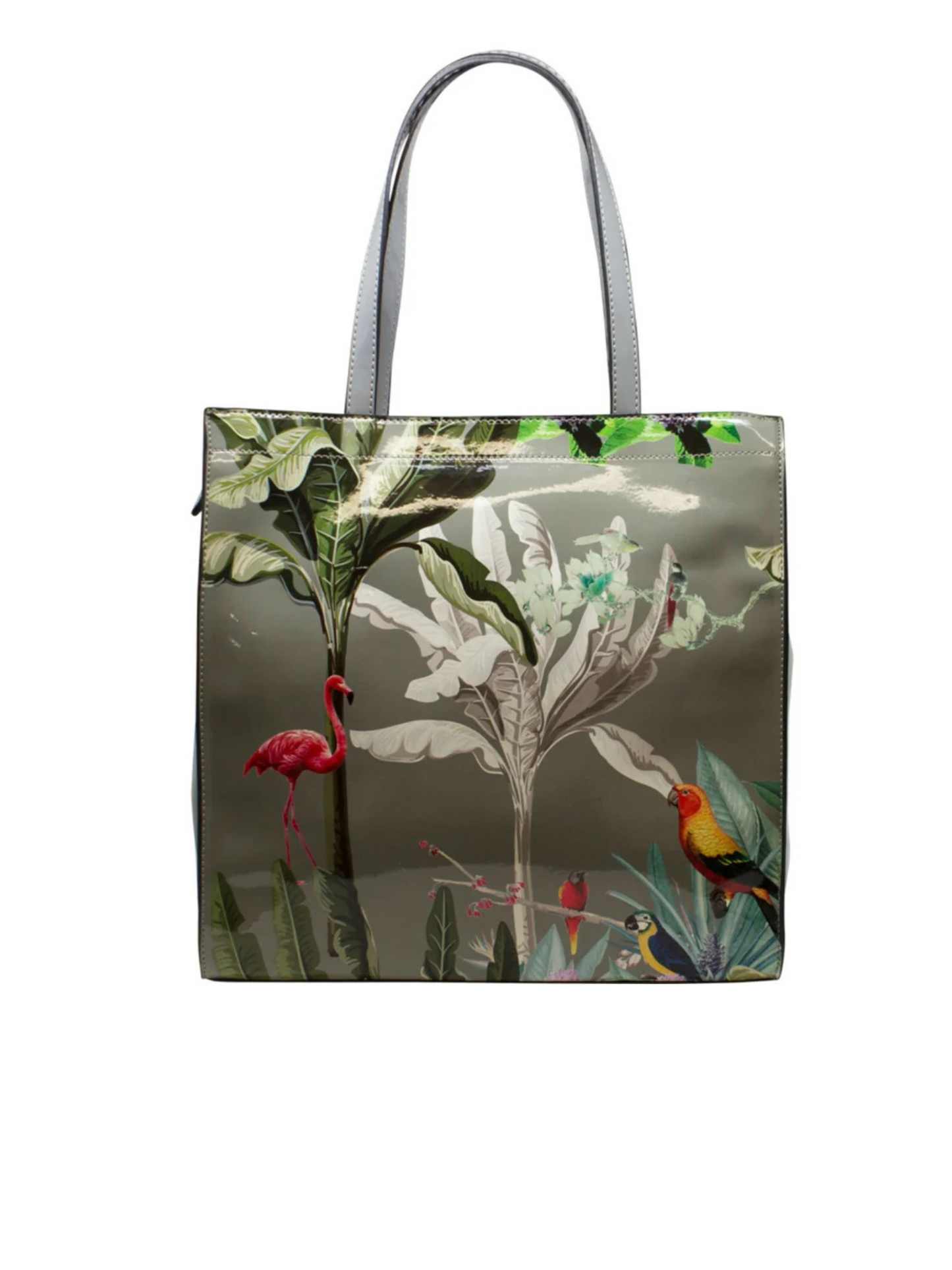 Tropical Garden Bag in Grey