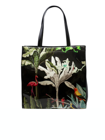 Tropical Garden Bag in Black