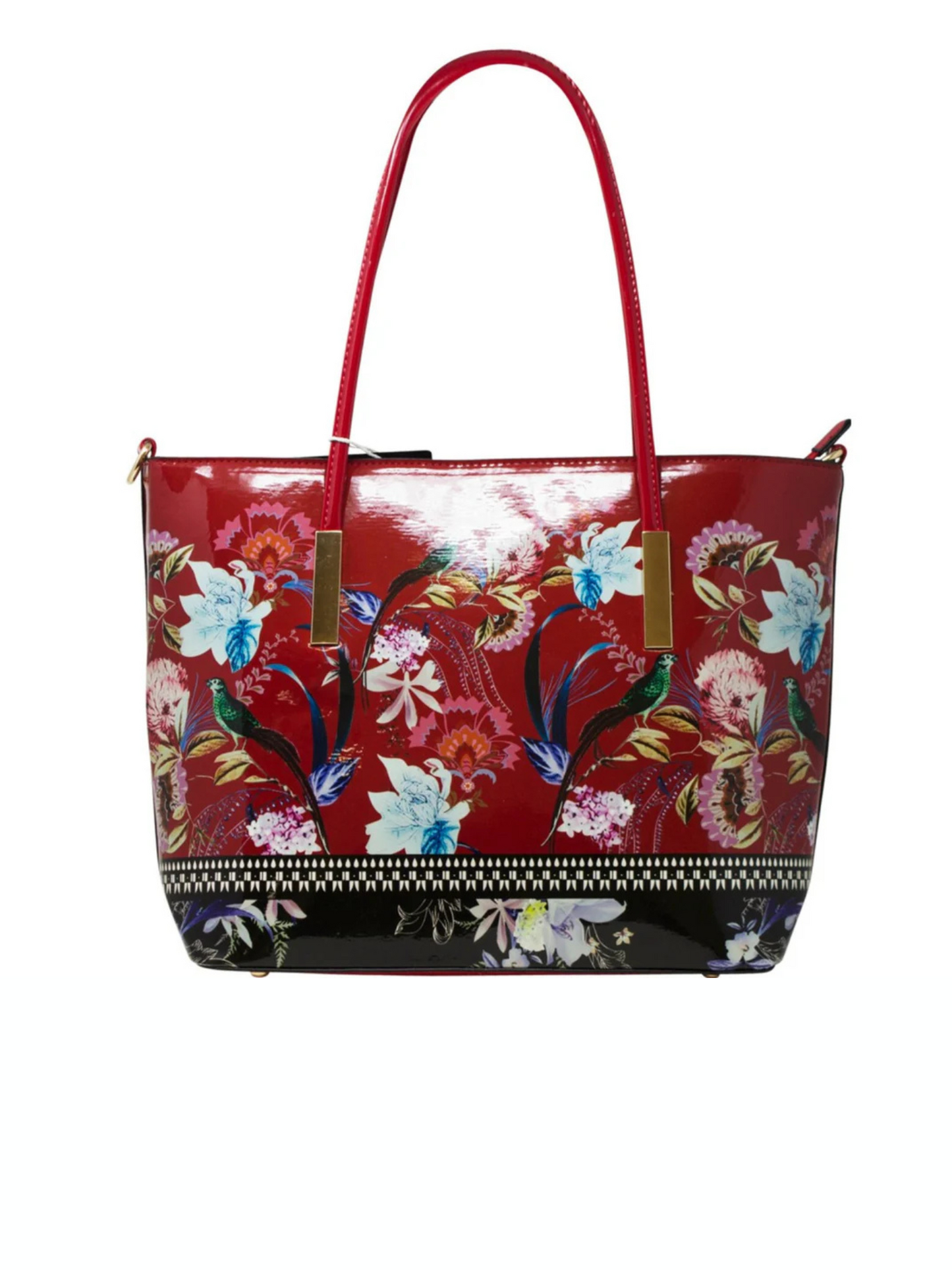 Exotic garden bag in Red