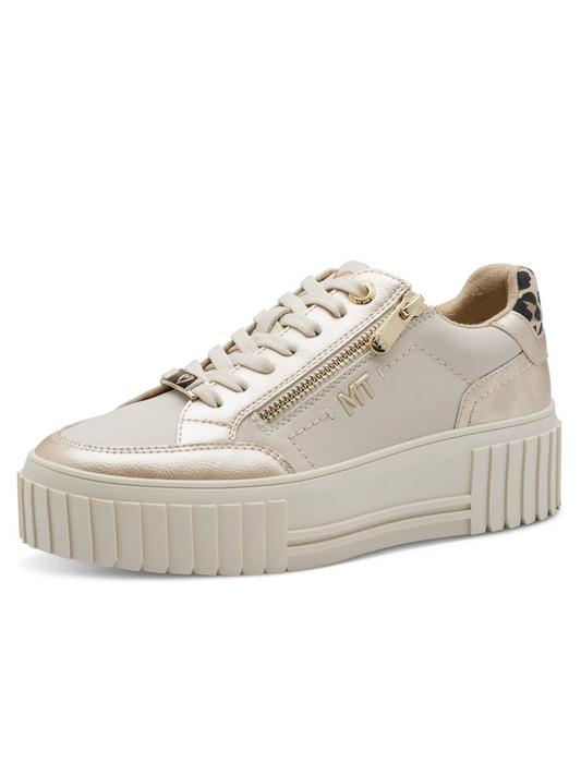Marco Tozzi beige leopard platform trainers sizes 4-8 (37-42)