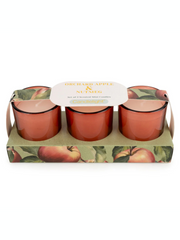 Candlelight Set of 3 Voltives Orchard Apple and Nutmeg