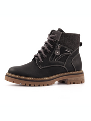Lunar Caramel waterproof boots - black sizes 4-8 (37-41)