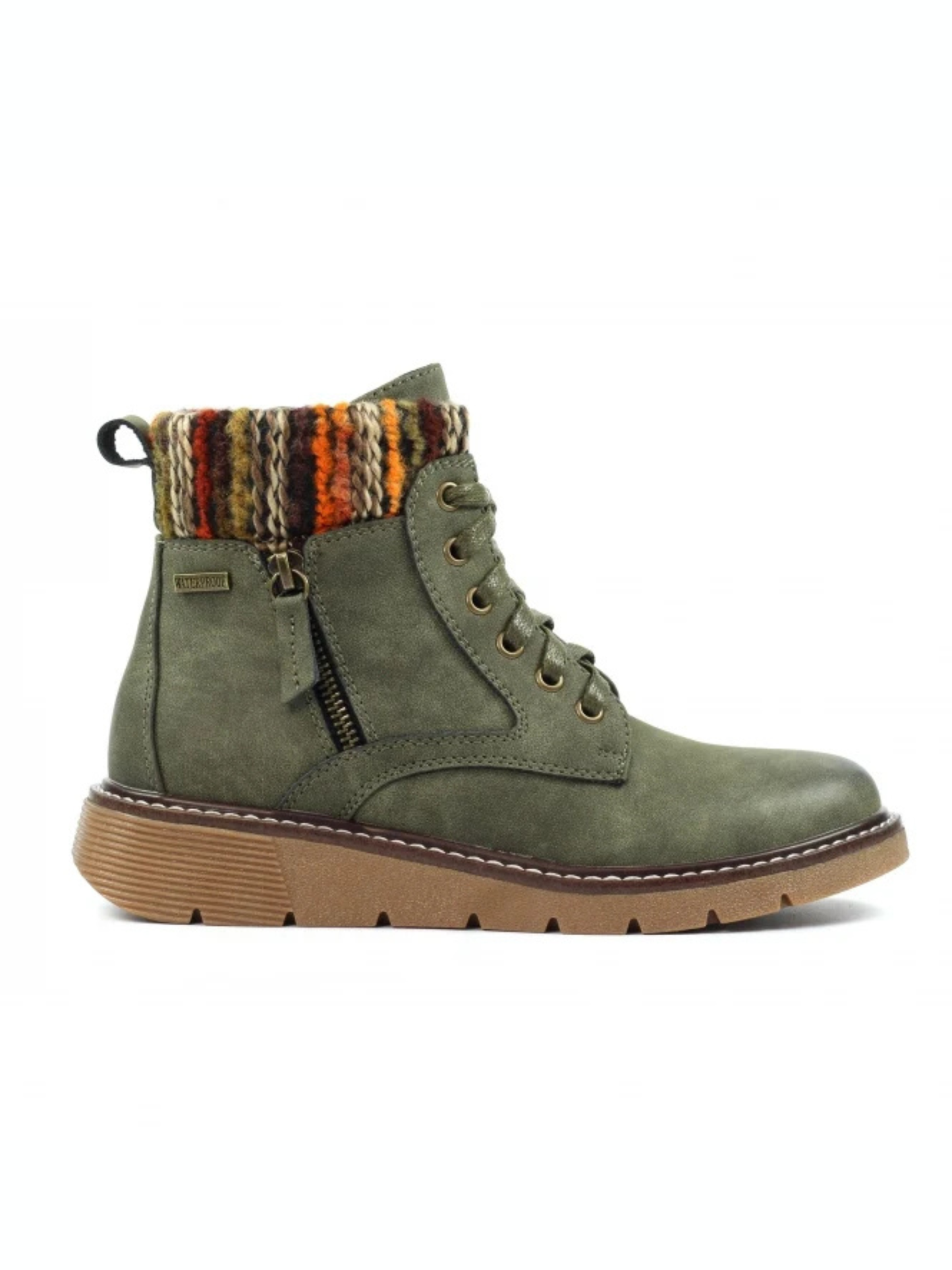 Lunar California olive wide fit waterproof boots sizes 4-8 (37-41)