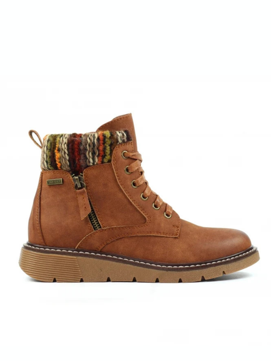 Lunar California tan wide fit waterproof boots sizes 4-8 (37-41)