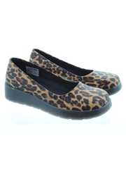 Heavenly Feet bambi leopard print slip on shoes 4-8 (37-41)