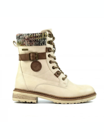 Lunar Annabelle cream waterproof boots sizes 4-8 (37-41)