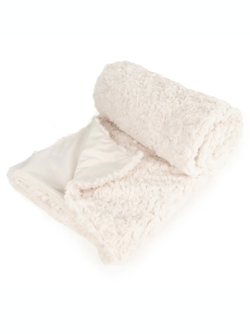 Candlelight Cream Fur Throw 140cm x 170cm