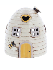 Village Pottery Beehive Dome Cream House Tea Light