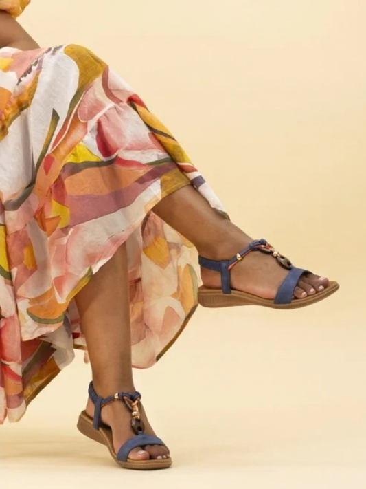 Lunar Brava blue sandal sizes 4-8