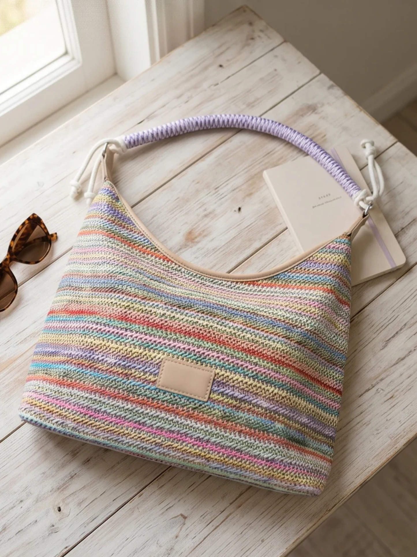 Ibiza Pastel Rainbow bag