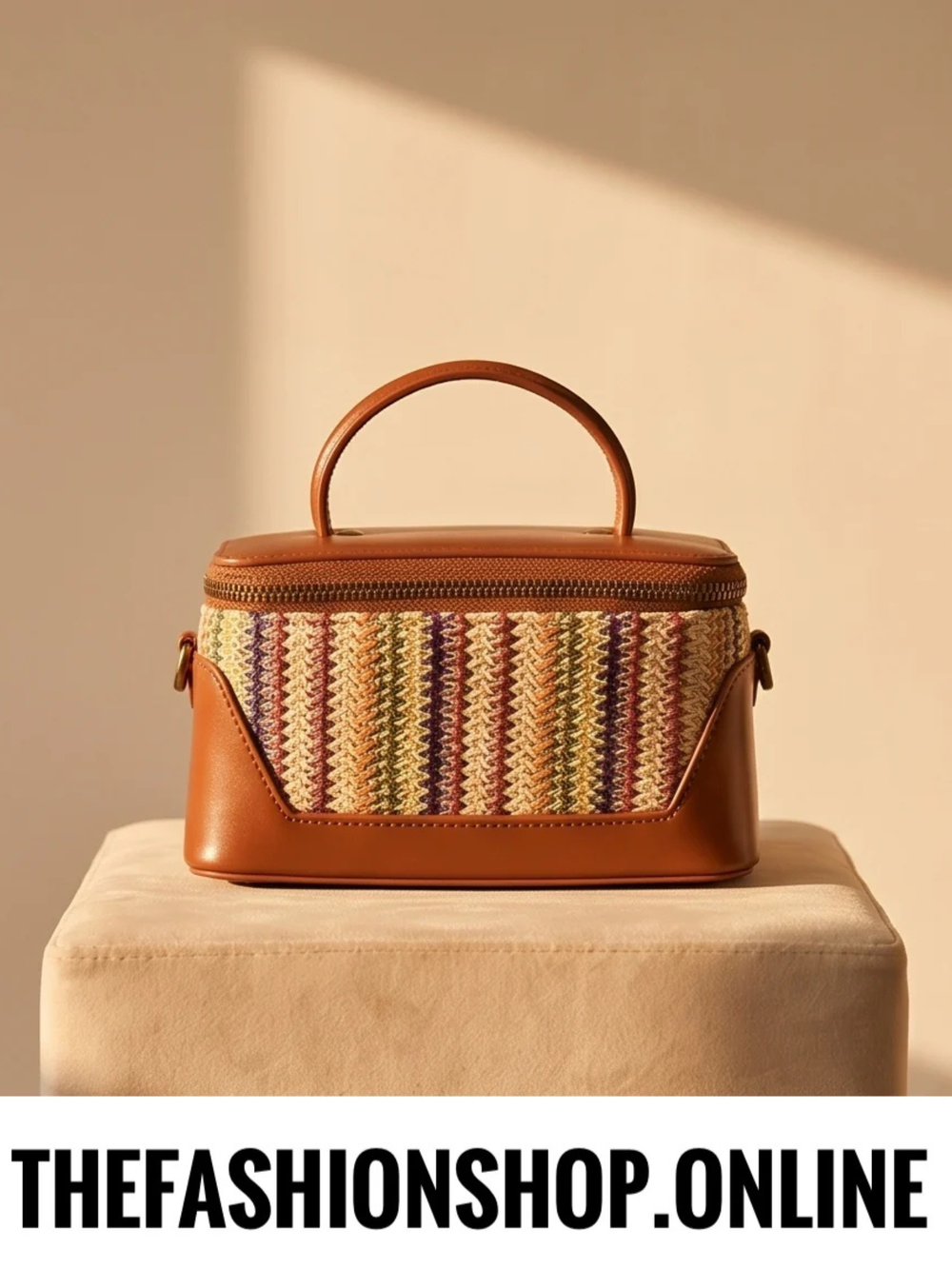 Tuscany tan boho box bag