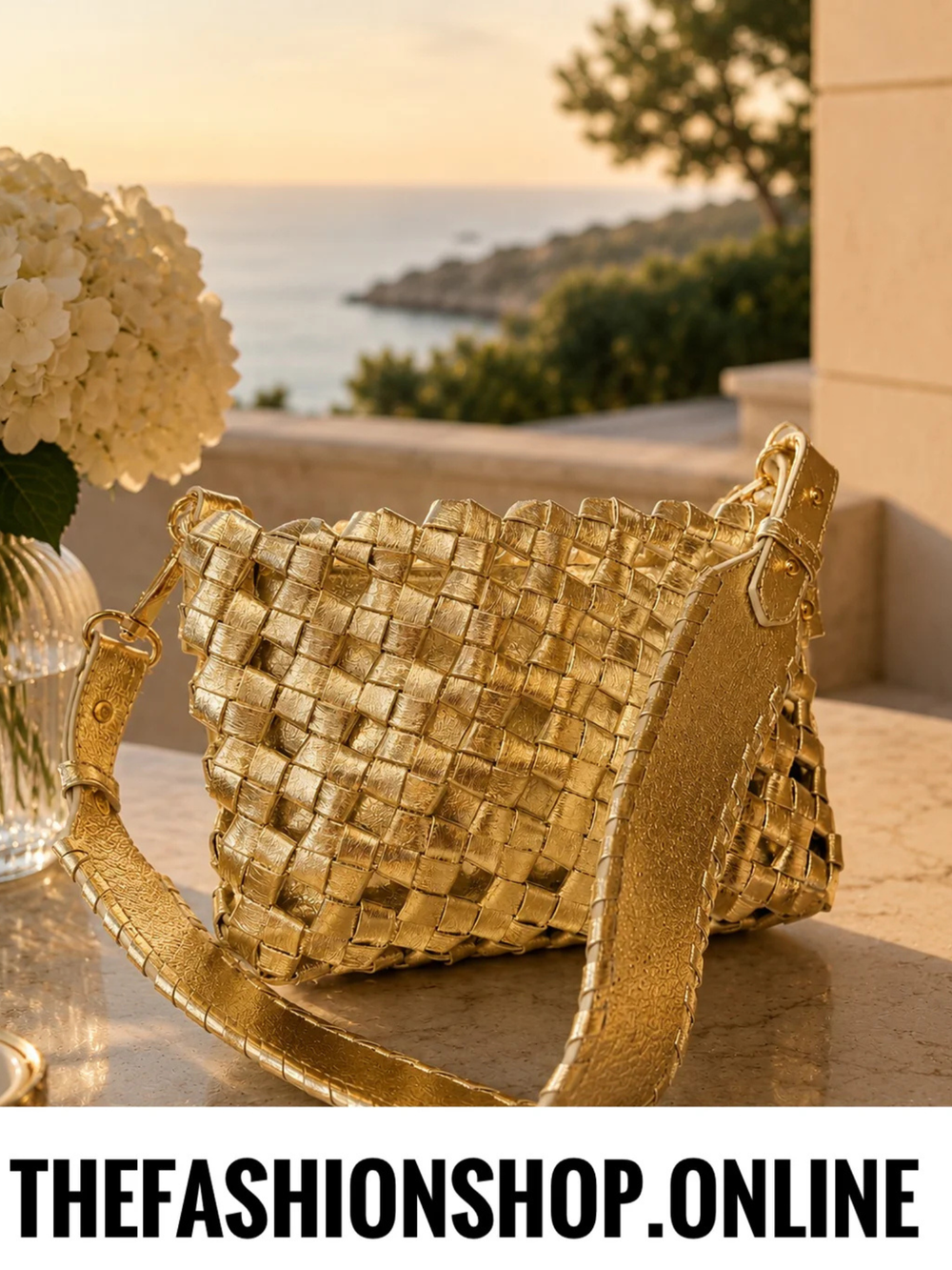 Riva gold bag