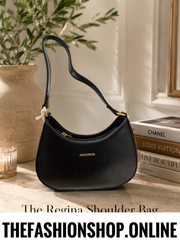 The Regina Shoulder Bag in Black