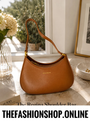 The Regina Shoulder Bag in Tan Brown