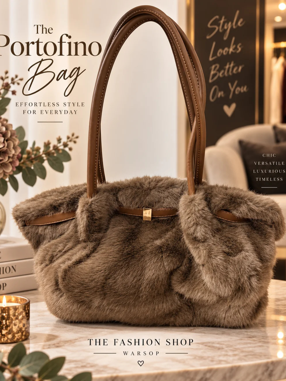 The Portofino Bag in Brown