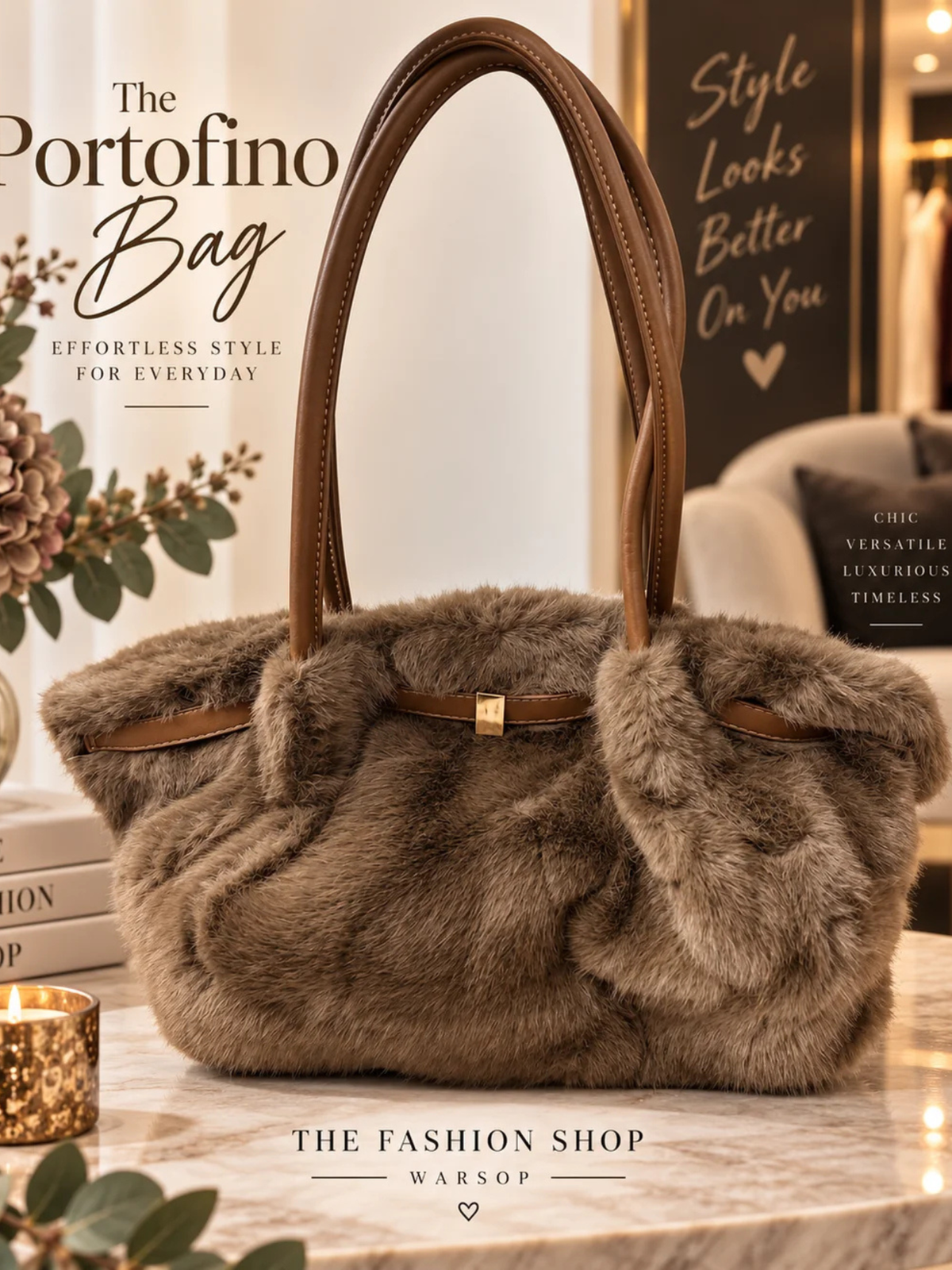 The Portofino Bag in Brown