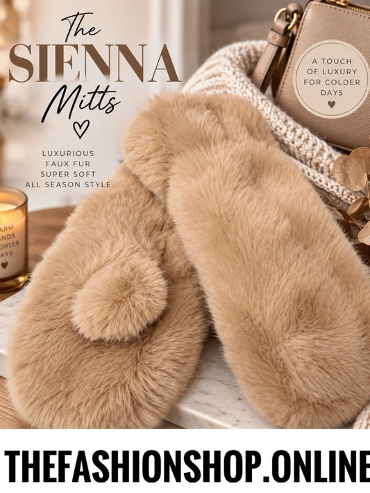 The Sienna Mitts in Camel